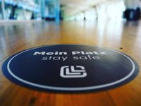 Lokahi Loft Fitness - rutschfeste Boden-Aufkleber